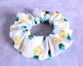 Sweet Pineapple Hair Scrunchie 100% Cotton
