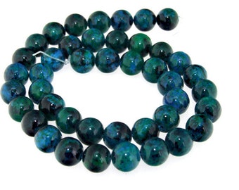 Round Jasper Gemstone Beads 10mm One Strand 16"