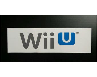 Nintendo Wii U Logo Sticker Decal