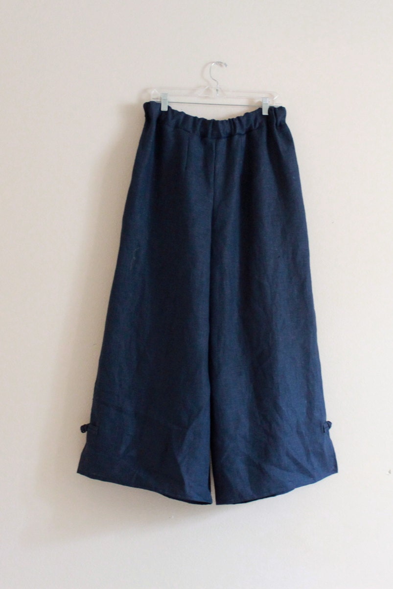 custom heavy linen Asian peasant pants made to fit listing