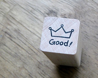 Crown Good Stamp (0.75 x 0.75in)