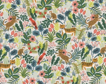 Cotton + Steel - Rifle Paper Co. - Menagerie - Jungle in Natural