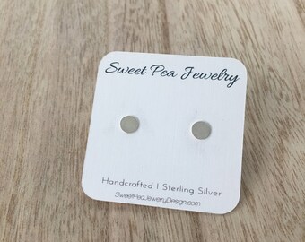Circle Post Earrings