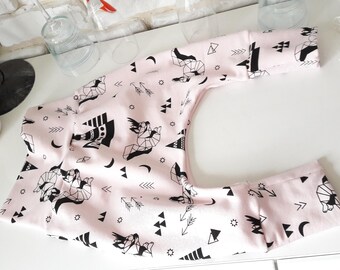 Pink baby squirrel harem pants