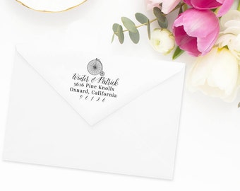 Return Address Stamp, Address Stamp, Custom Address Stamp, Bicycle Address Stamp, Personalized Return Address Stamp, Rubber Stamp 80