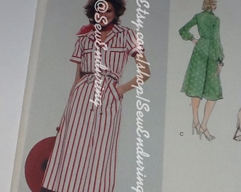Vogue American Designer Albert Nipon 1658 Dress Pattern Bust size 32 1/2"