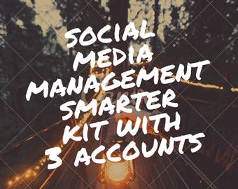 Social media management smarter kit, seo, social media marketing, smarter kit, facebook, twitter, pinterest, instagram management, branding