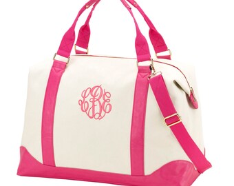 Mongrammed Weekender Bag, Personalized Extra Large Weekender Bag, Travel Bag, Luggage Bag, Carry On Travel Bag, Personalized Duffle,