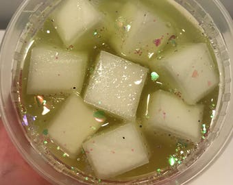 8oz Perfect Pair (pear) Jellycube Slime