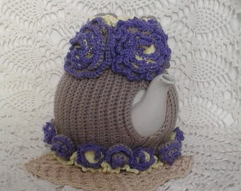 Hand crocheted tea cozy cosie
