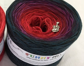 Funny Collection No2 - Specialty Yarn - Gradient Yarn - Crochet Yarn - Knitting Yarn - Wolltraum Yarn - Ombre Yarn - Cotton Acrylic Yarn