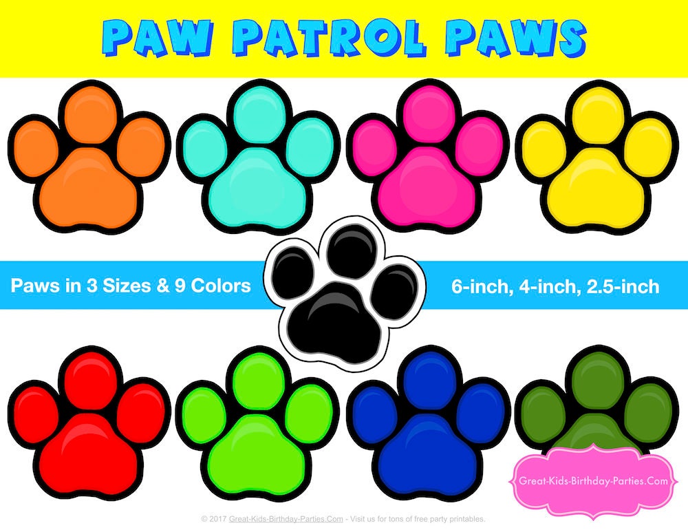 paw patrol paws