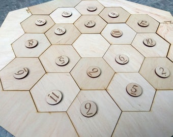 Settlers, Catan, Settlers of Catan, Catan Game Board, wood