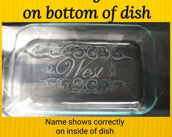 pyrex baking dish