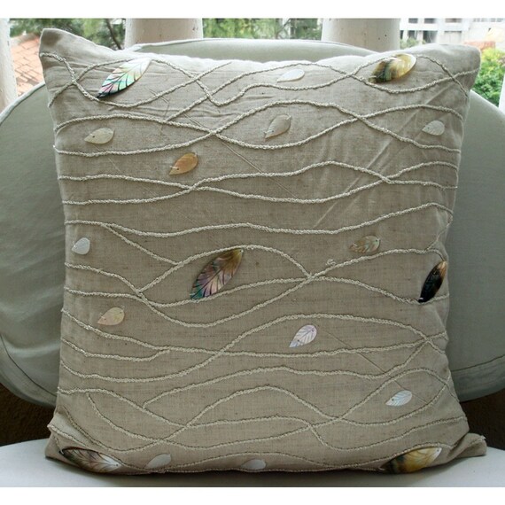 Vintage Season Pillow Sham Covers 24x24 Inches Cotton