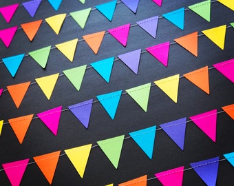 Colourful Triangle Pennant Garland