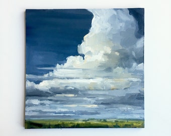 Up and Over • original 8x8" oil painting