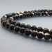 1Full Strand 8mm Mother Of Pearl Round Beads,Black Pearl Beads For Jewelry Making