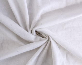 White Diamond Stretch Sweater Knit Fabric by the yard - 1 Yard Style 6537