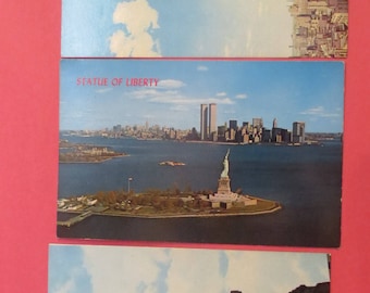 3 Vintage NY City Postcards