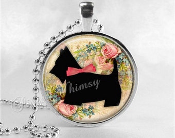 SCOTTIE Dog Necklace, Scottie Dog Jewelry, Scottish Terrier Jewelry, Scottie Dog, Scotty Dog, Dog Necklace, Glass Photo Art Pendant Necklace