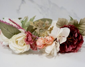 Flower Crown - Floral Halo - Hair Accessory