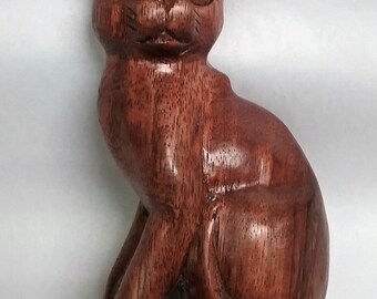 cat wood carving (#ctvlkL6)
