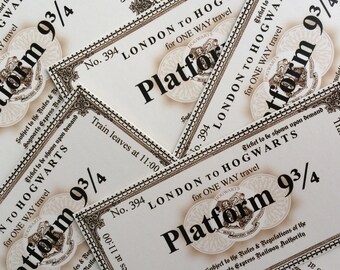 Wizarding Express Train Tickets