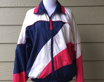 Vintage Windbreaker Bomber Jogging Jacket