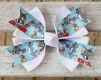 Tom and Jerry Hair Bow (4 inch)
