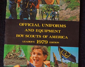 Vintage Boy Scout Official Uniform and Equipment Catalog 1979 Leaders Edition Boy Scouts of America