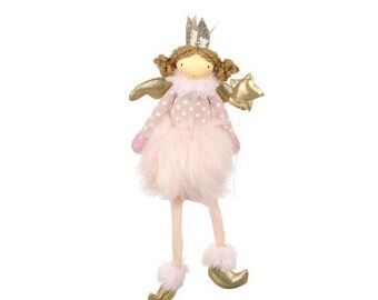 Hanging angel princess with fluffy skirt