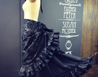 Victorian Steampunk Bustle Skirt