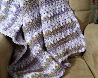 Purple Nest Baby Blanket.