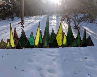 Forest (large) Stained Glass Suncatcher