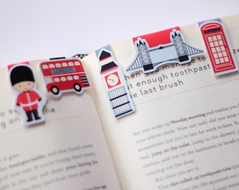 London Mini Magnetic Bookmarks