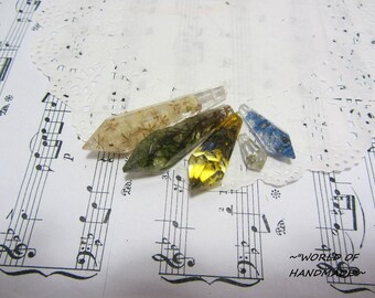 Silicone molds in the form of a crystal for jewelry resin (16-60mm)