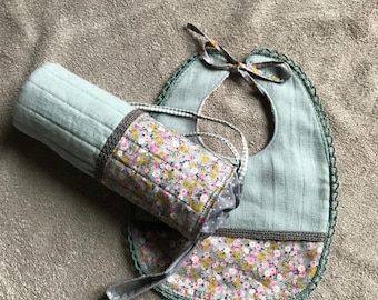 Set of linen and cotton birthday gift