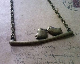 Sparrow necklace ~ bronze ~.