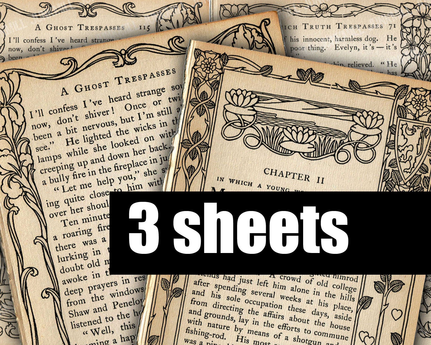 Exhilarating image with printable book pages Candid image regarding printable book pages