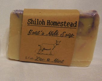 Lavender & Mint Goats Milk Soap