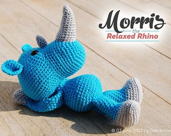 Amigurumi pattern rhino