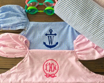 Gingham Puddle Jumper Cover