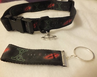 X Files pet collar -medium to large dog