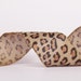 Cheetah Pattern Ribbon, Craft Ribbon, 2.5", 10 Yards, Animal Print, Wired Ribbon, Wire Edged Ribbon, Wreath Bow, Gift Wrap, Sparkly, Cheetah