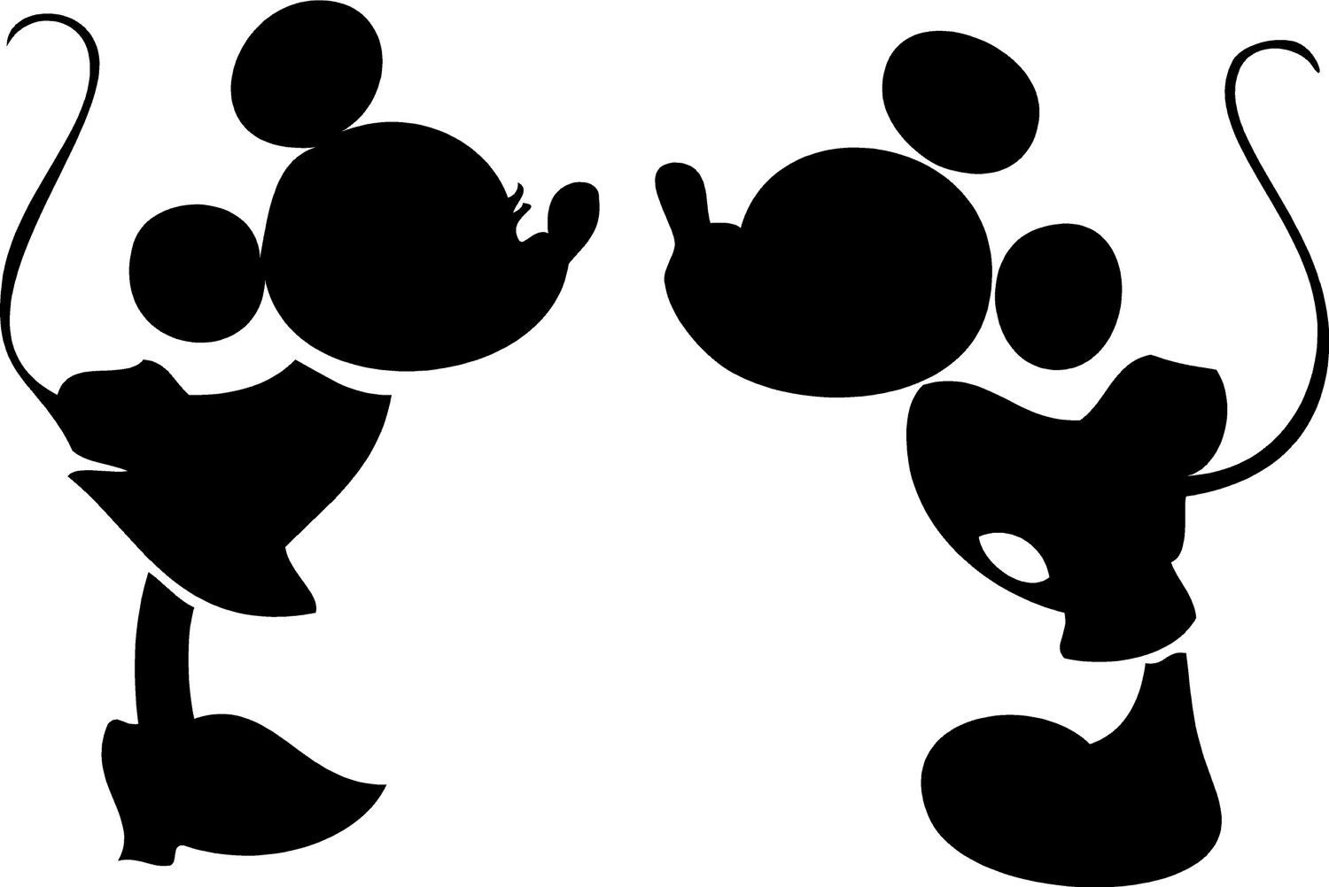 Download Kissing Mickey and Minnie SVG mickey svg minnie svg disney