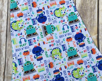 Reversible Super Hero Cape in Robot