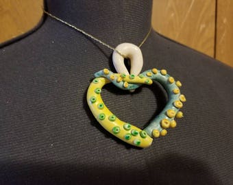 Tentacle Heart Pendant