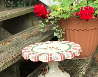 Cake Stand Harry and David Christmas Cake Plates