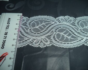 new 6 cm wide white lace with superb quality